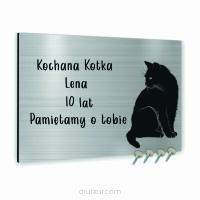 TABLICZKA NAGROBNA pamiątkowa dla psa kota NAGROBKOWA ALUMINIOWA 20x15