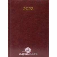 Kalendarz książkowy 2023 A5 tygodniowy z nadrukiem uv LOGO AGMART