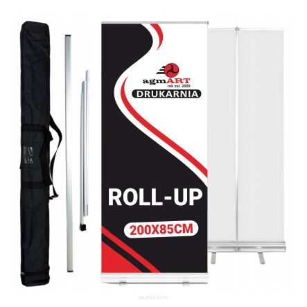 Roll up reklamowy 200x85 twoja REKLAMA z WŁASNYM LOGO BANER