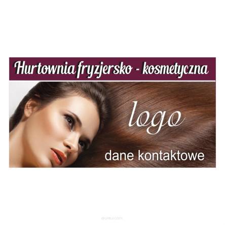 Baner reklamowy gotowe wzory banerów - Hurtownia fryzjersko - kosmetyczna