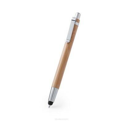 Bambusowy długopis, touch pen z nadrukiem UV LOGO 50 szt