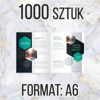 Katalog firmowy ofertowy A6 16 str 1000 szt + projekt gratis