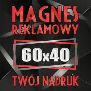 Magnesy reklamowe na samochód auto twoja reklama magnetyczna LOGO 60x40 cm