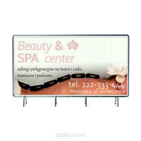 BANER REKLAMOWY 100x200cm BEAUTY & SPA duży wybór projekt gratis RÓŻNE WZORY