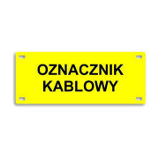 Oznaczniki kablowe tabliczki energetyczne na kable złącza kablowe Z GRAWEREM