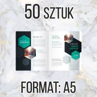 Katalog firmowy ofertowy A5 8str 50 szt + projekt gratis