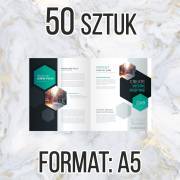 Katalog firmowy ofertowy A5 8str 50 szt + projekt gratis