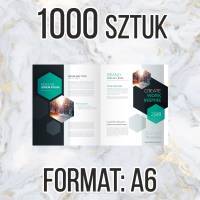 Katalog firmowy ofertowy A6 8 str 1000 szt + projekt gratis