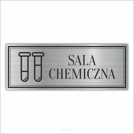 Tabliczka Grawerowana SALA CHEMICZNA SZKOLNA