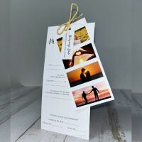 Personalizowane zaproszenie na Ślub Wesele zaproszenia weselne z waszymi zdjęciami minimalistyczne