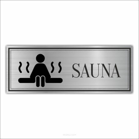 Tabliczka piktogram Grawerowana SAUNA SPA SZATNIA