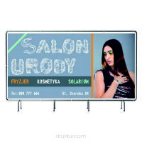 BANER REKLAMOWY 100x50cm  projekt gratis plandeka SALON URODY