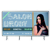 BANER REKLAMOWY 100x50cm  projekt gratis plandeka SALON URODY