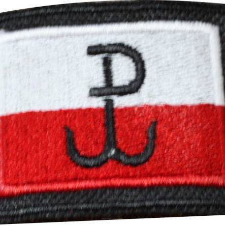 Naszywka Flaga Polska Walcząca GROM 55/38 haft
