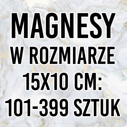 Magnesy na lodówkę 15x10cm - 101-399 sztuk - drukarnia, hurtownia, producent magnesów na lodówkę - druktur.com