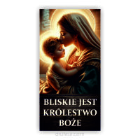 Baner religijny Adwentowy BLISKIE JEST KRÓLESTWO BOŻE 300x150 cm dużo wzorów