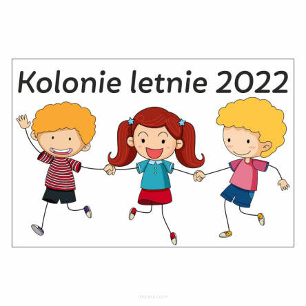 Magnesy na lodówkę - KOLONIE LETNIE 2022 - drukarnia, hurtownia, producent magnesów na lodówkę - druktur.com