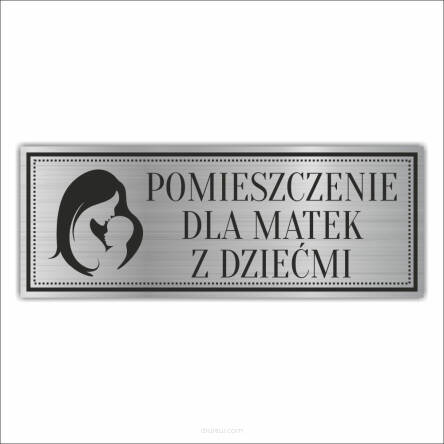 Tabliczka Grawerowana POMIESZCZENIE DLA MATEK Z DZIEĆMI