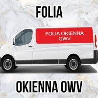Reklama Folia OWV One Way Vision naklejka na szybę okno samochodowe