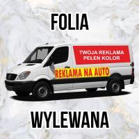Folia wylewana Reklama naklejka na samochód Folia reklamowa na auto pod wymiar