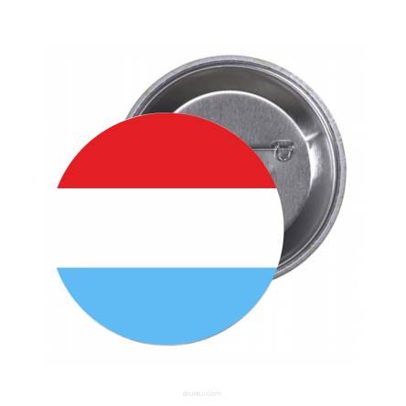 Przypinki buttony FLAGA LUKSEMBURG znaczki badziki z grafiką 
