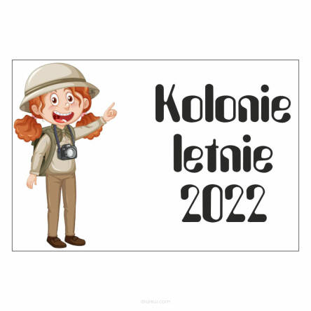 Magnesy na lodówkę - KOLONIE LETNIE 2022 - drukarnia, hurtownia, producent magnesów na lodówkę - druktur.com