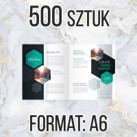Katalog firmowy ofertowy A6 8 str 500 szt + projekt gratis