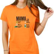 Koszulka z nadrukiem PREZENT DZIEŃ MAMY MAMA S.A