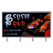 BANER REKLAMOWY 130x80cm duży wybór wzorów azjatycka kuchnia BAR SUSHI