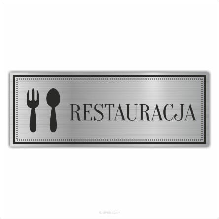 Tabliczka Grawerowana RESTAURACJA STOŁÓWKA