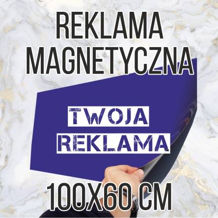 Reklama magnetyczna 100x60 magnes na samochód