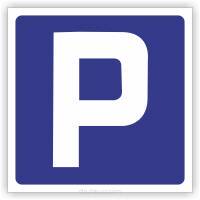 Znak drogowy Tablica informacyjna D18 parking -znak informacyjny 60x60 cm