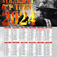 Kalendarz strażacki OSP PSP 2024 - 50 szt projekt