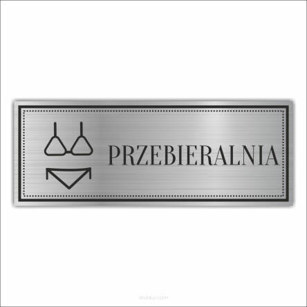 Tabliczka Grawerowana PRZEBIERALNIA HOTEL SPA