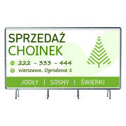 BANER REKLAMOWY 100x200cm duży wybór projekt gratis RÓŻNE WZORY SPRZEDAŻ CHOINEK