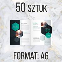 Katalog firmowy ofertowy A6 12str 50 szt + projekt gratis
