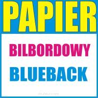Papier blueback bilbordowy