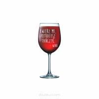 Szklanka kieliszek do wina z grawerem na PREZENT