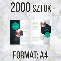 Katalog firmowy ofertowy A4 8str 2000 szt + projekt gratis