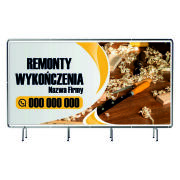 BANER REKLAMOWY 100x200cm duży wybór projekt gratis RÓŻNE WZORY REMONTY WYKOŃCZENIA